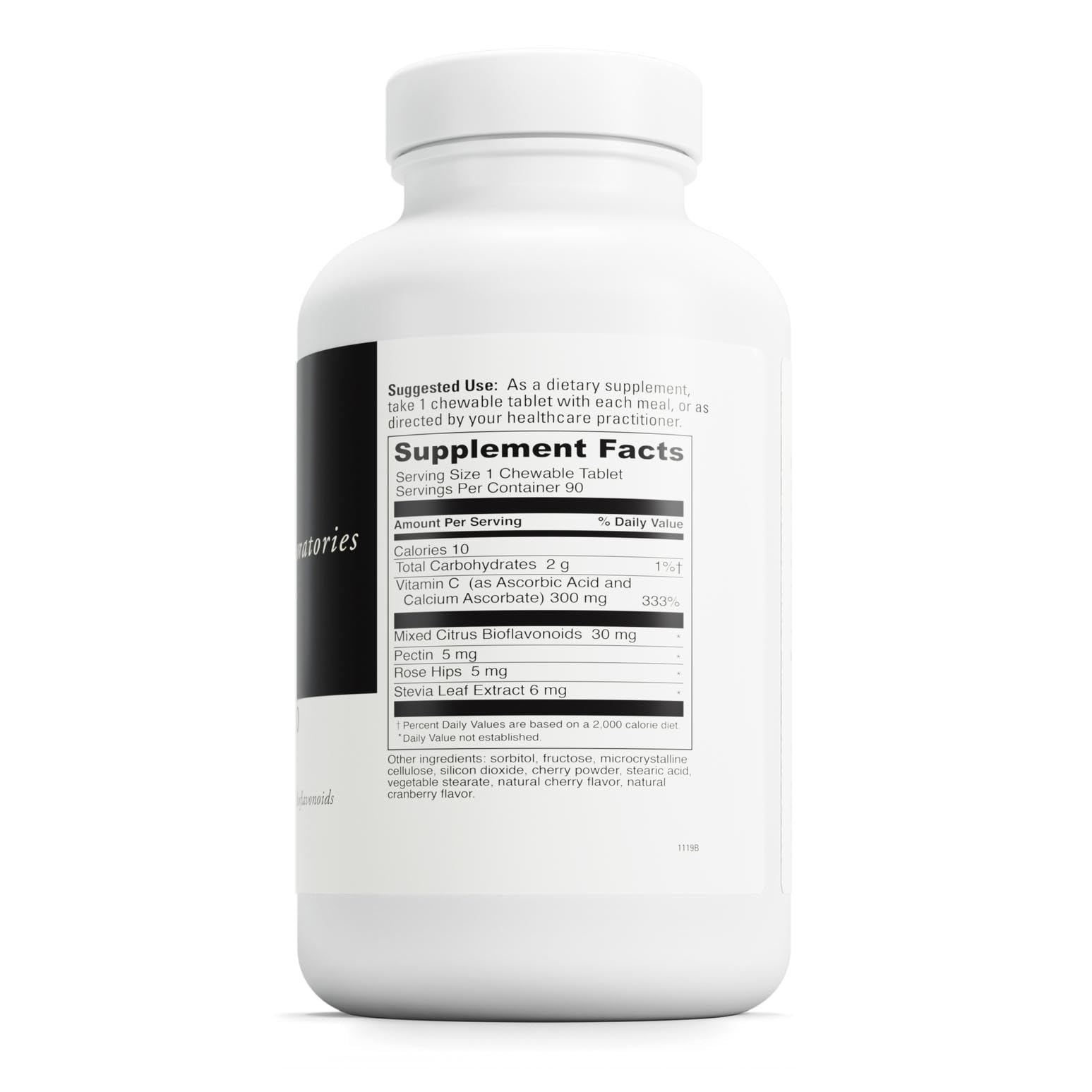 Tabletas vegetarianas Davinci C-300, fáciles de consumir diariamente para vitamina C