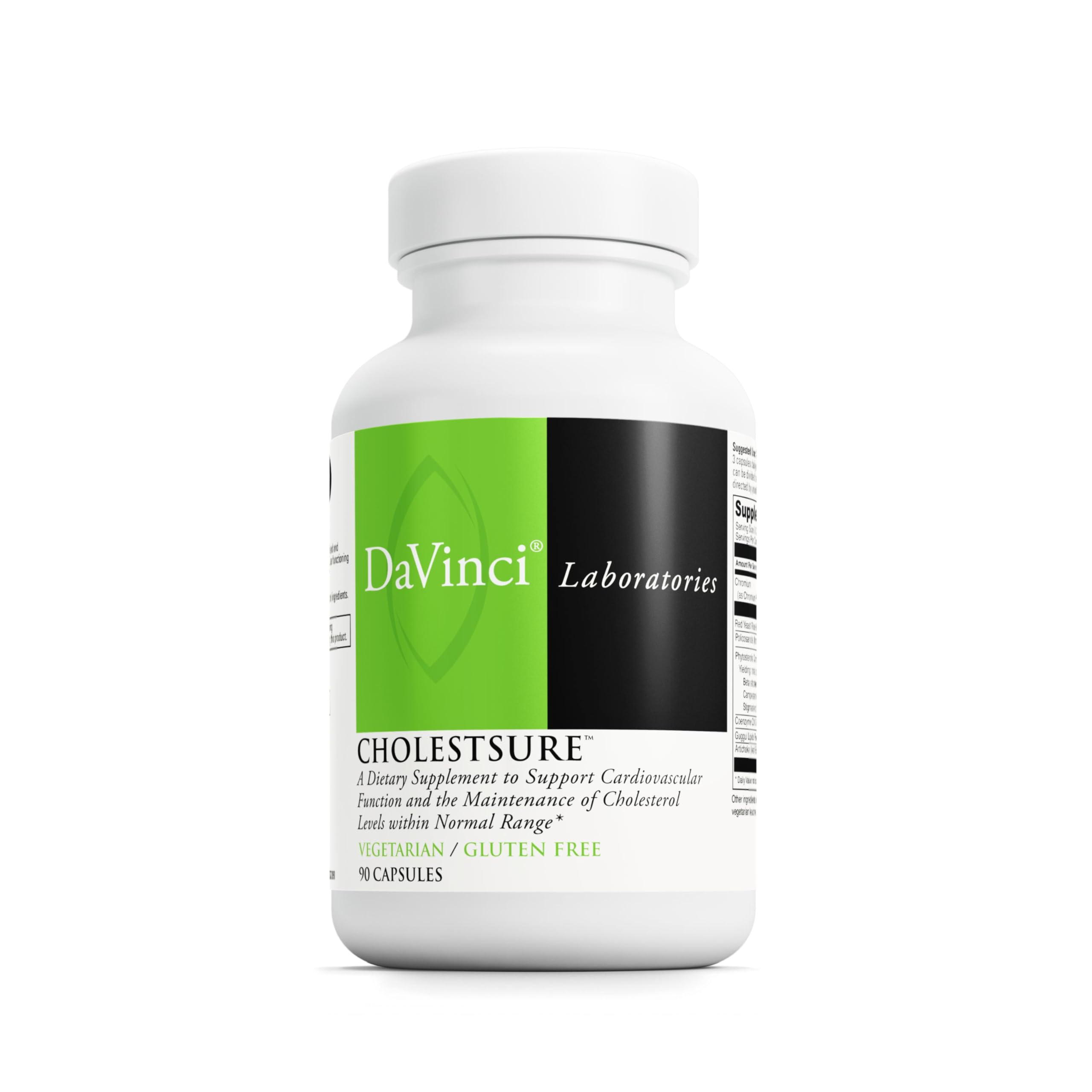 DAVINCI CholestSure: ingredientes clave respaldan la salud cardiovascular.