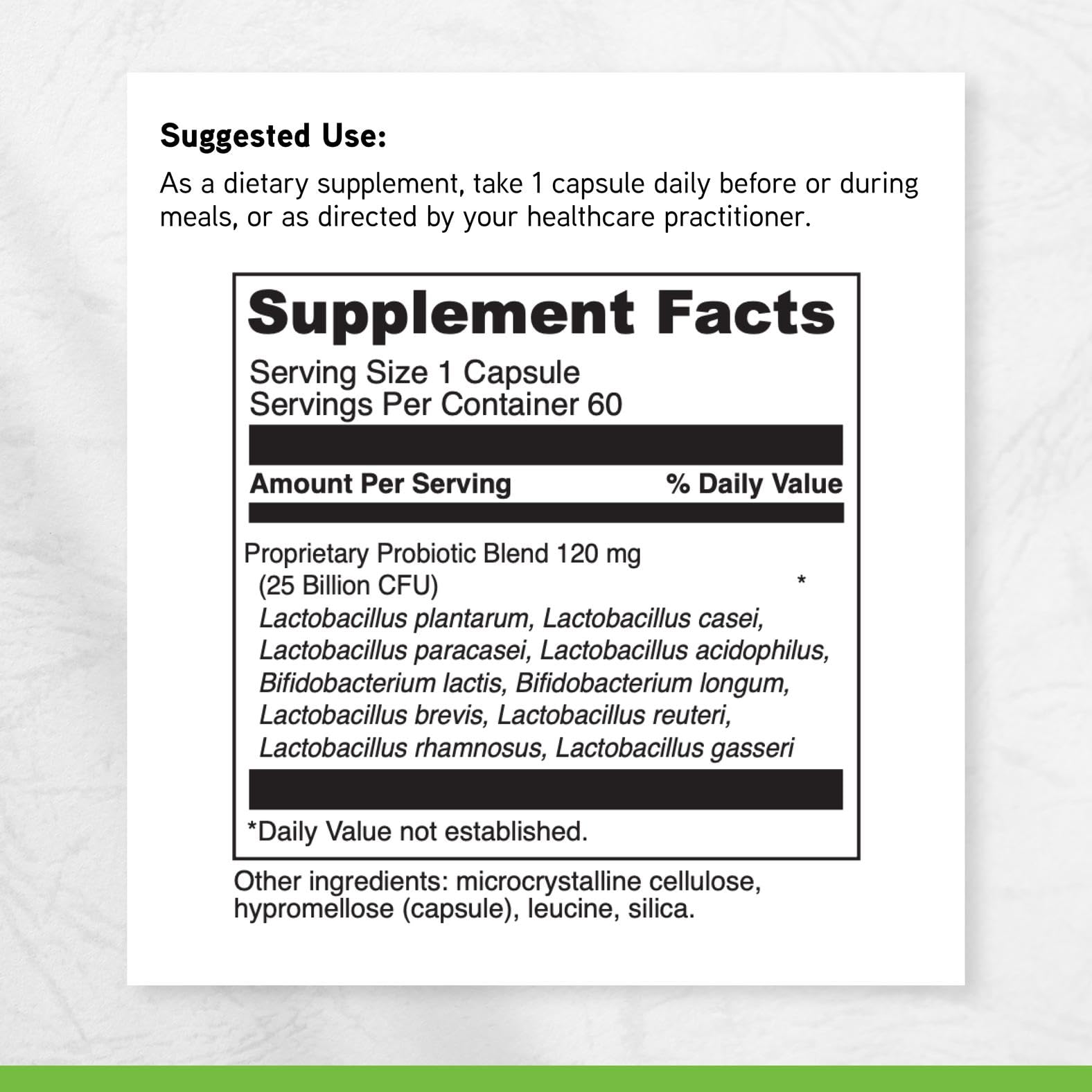 Davinci Daily Best Probiotic: envase seguro para conservar cápsulas en casa.