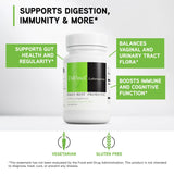 Davinci Daily Best Probiotic: etiqueta frontal clara con información útil para el consumidor.