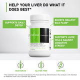 Davinci Hepaticlear cápsulas sobre mesa, ejemplo de uso diario.