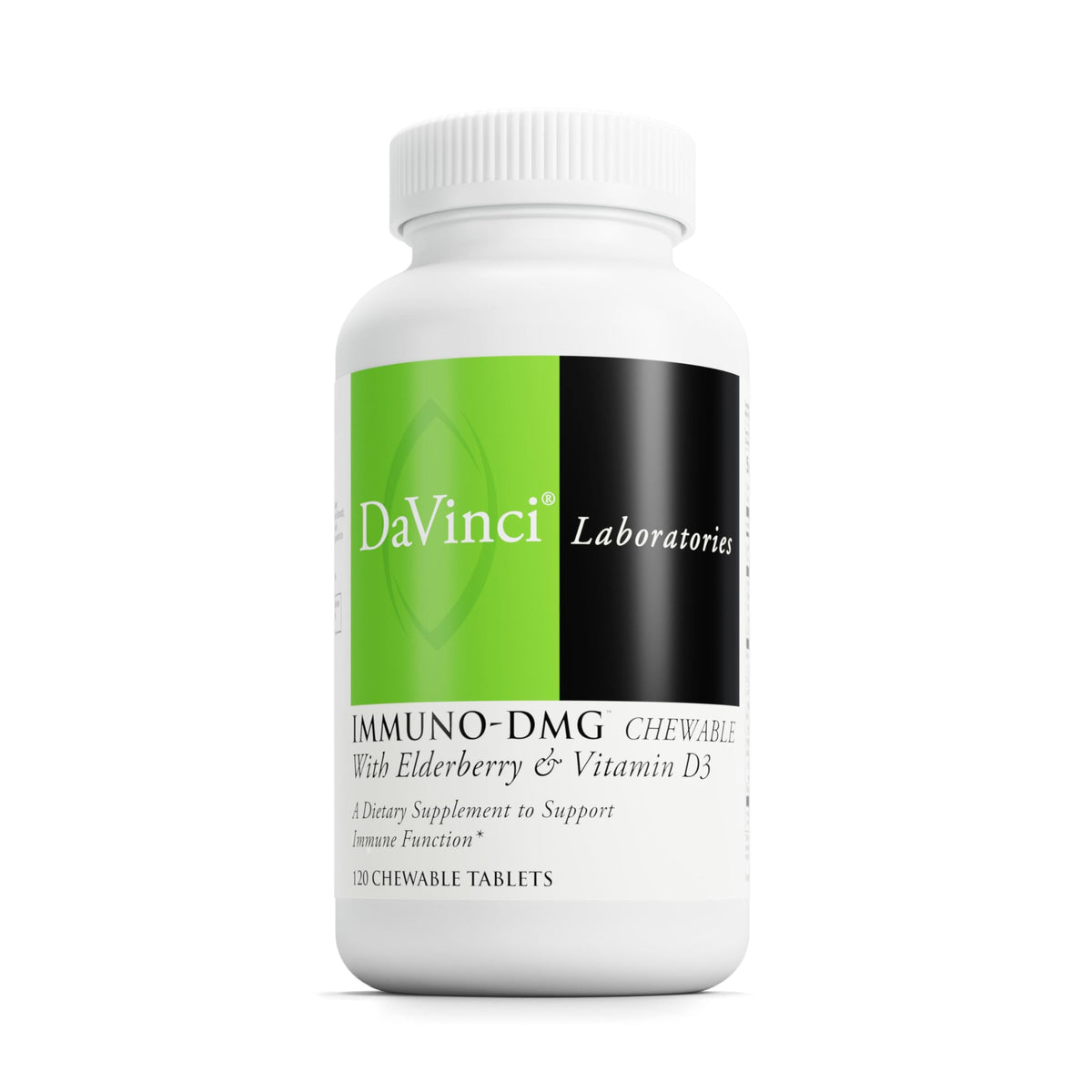 Davinci Immuni-DMG comprimidos masticables para apoyo inmunológico diario.