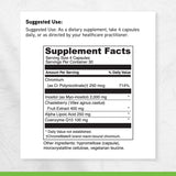 Davinci Inositol + Vitex Plus, envase vegetariano, libre de gluten y soja.