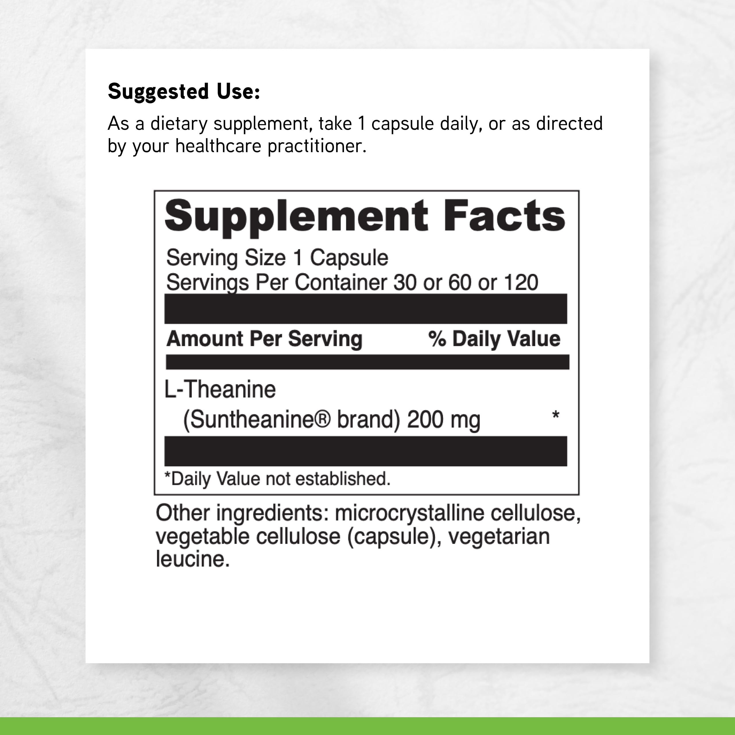 Davinci L-Theanine promueve relajación suave para momentos de calma.