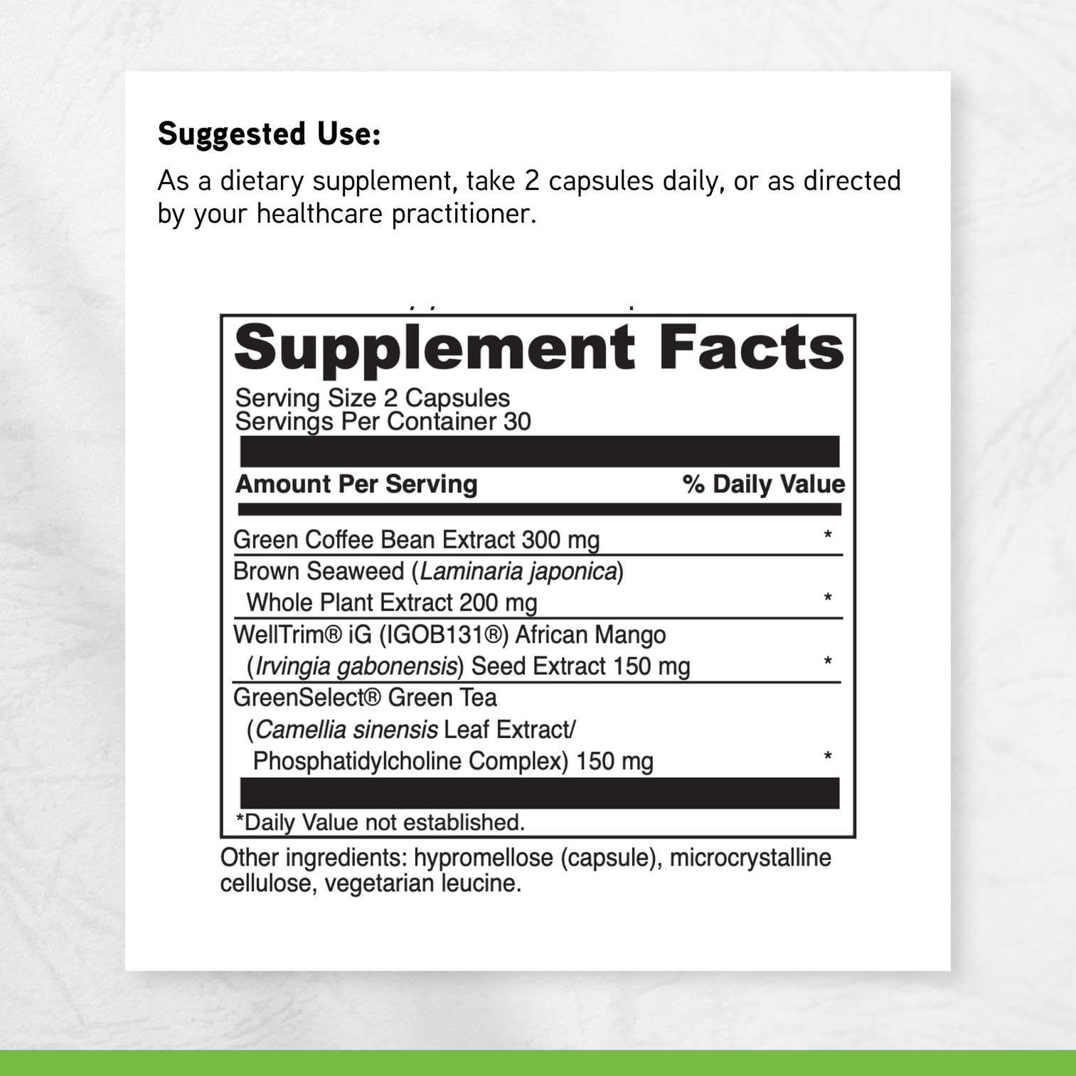 Extracto de té verde en DAVINCI Adipo-Leptin: antioxidantes y energía suave.