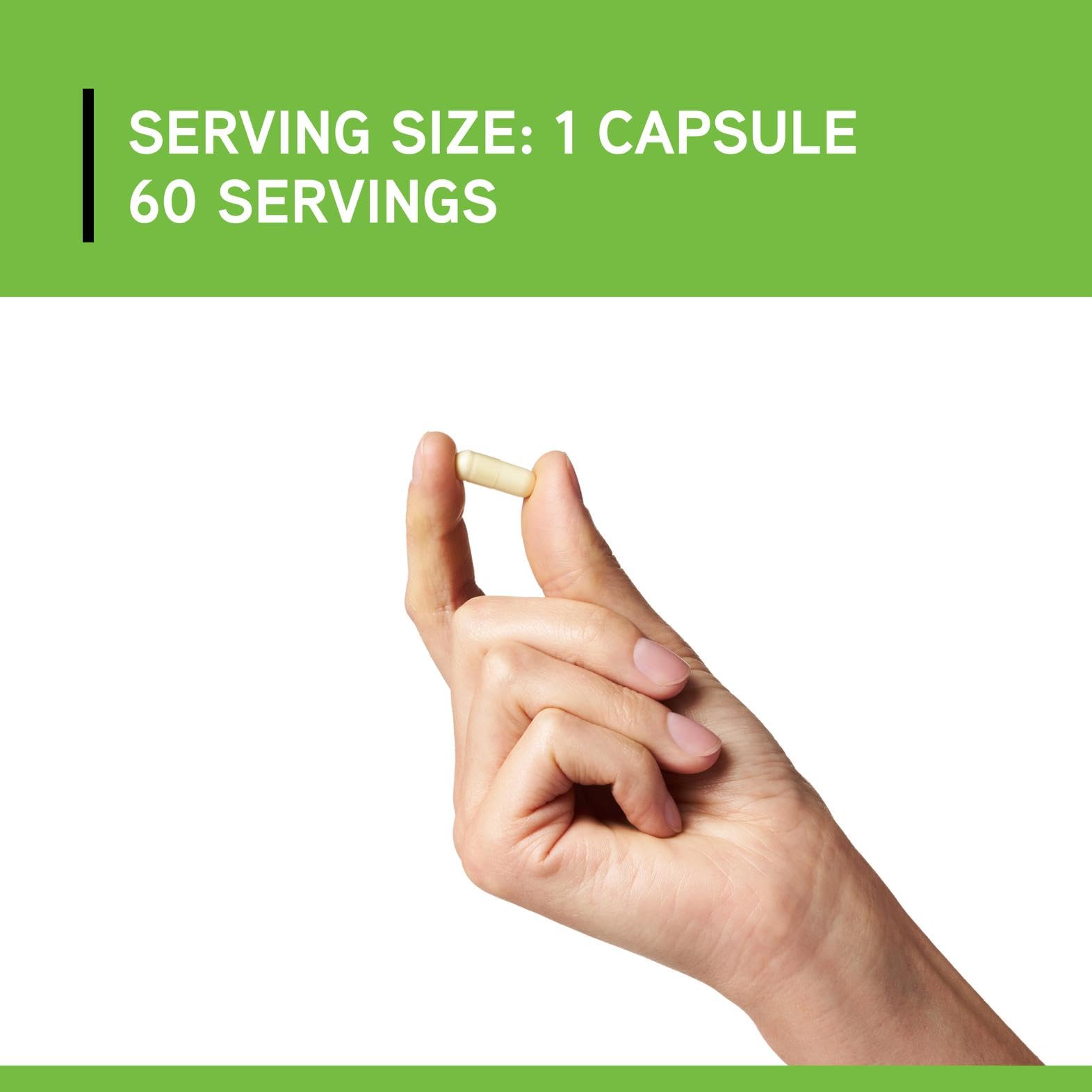 Envase de 60 cápsulas vegetarianas, DAVINCI Alpha Lipoic Acid 300, conveniencia diaria.