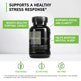 DaVinci Labs Cortisol Benefits: mezcla herbal visible para apoyo natural