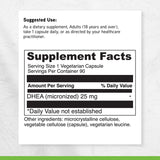 DAVINCI DHEA 25 mg: dosis diaria para apoyo diario