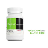 DAVINCI etiqueta clara y fórmula vegetariana sin gluten.