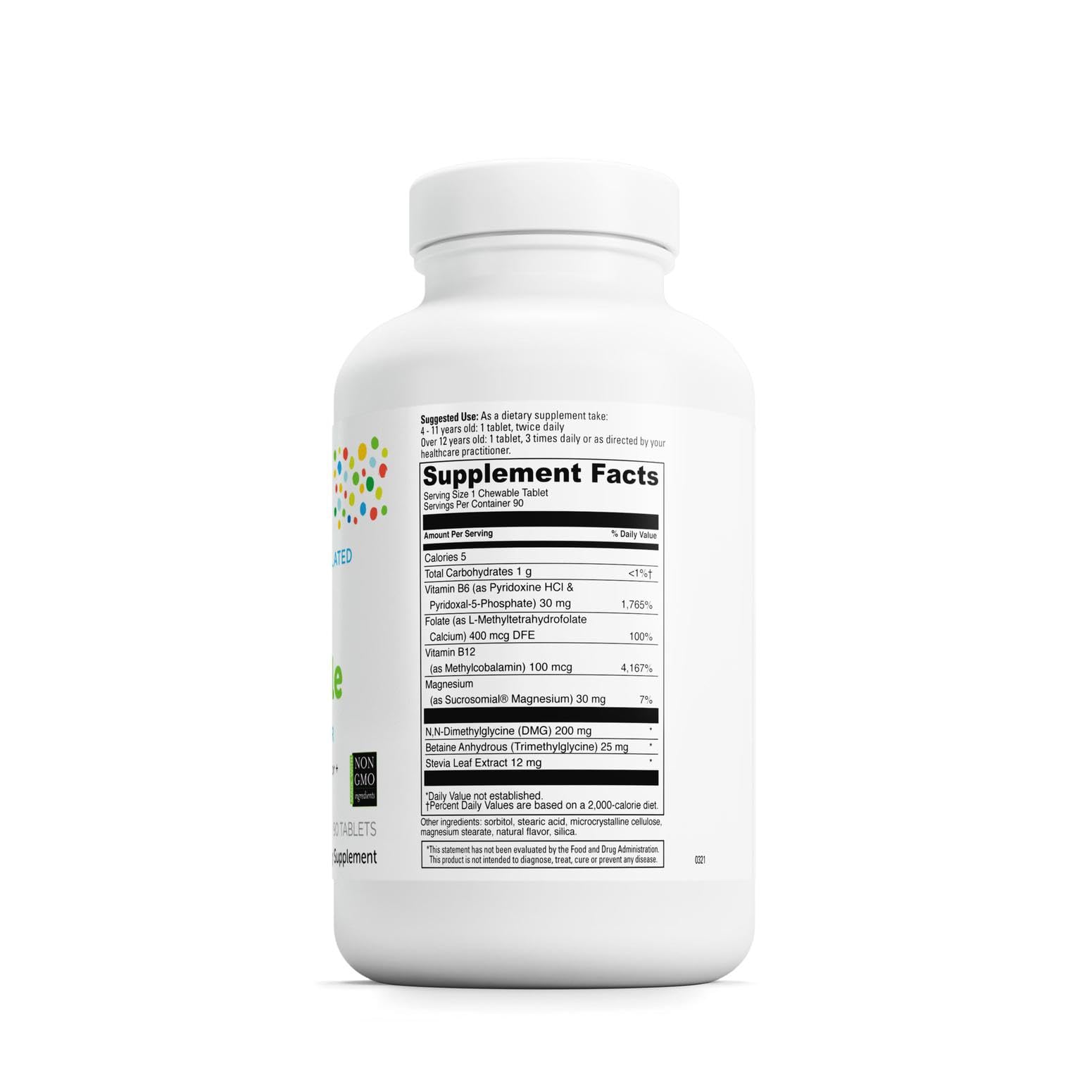 Empaque de DAVINCI Focus con 90 tabletas para consumo diario.