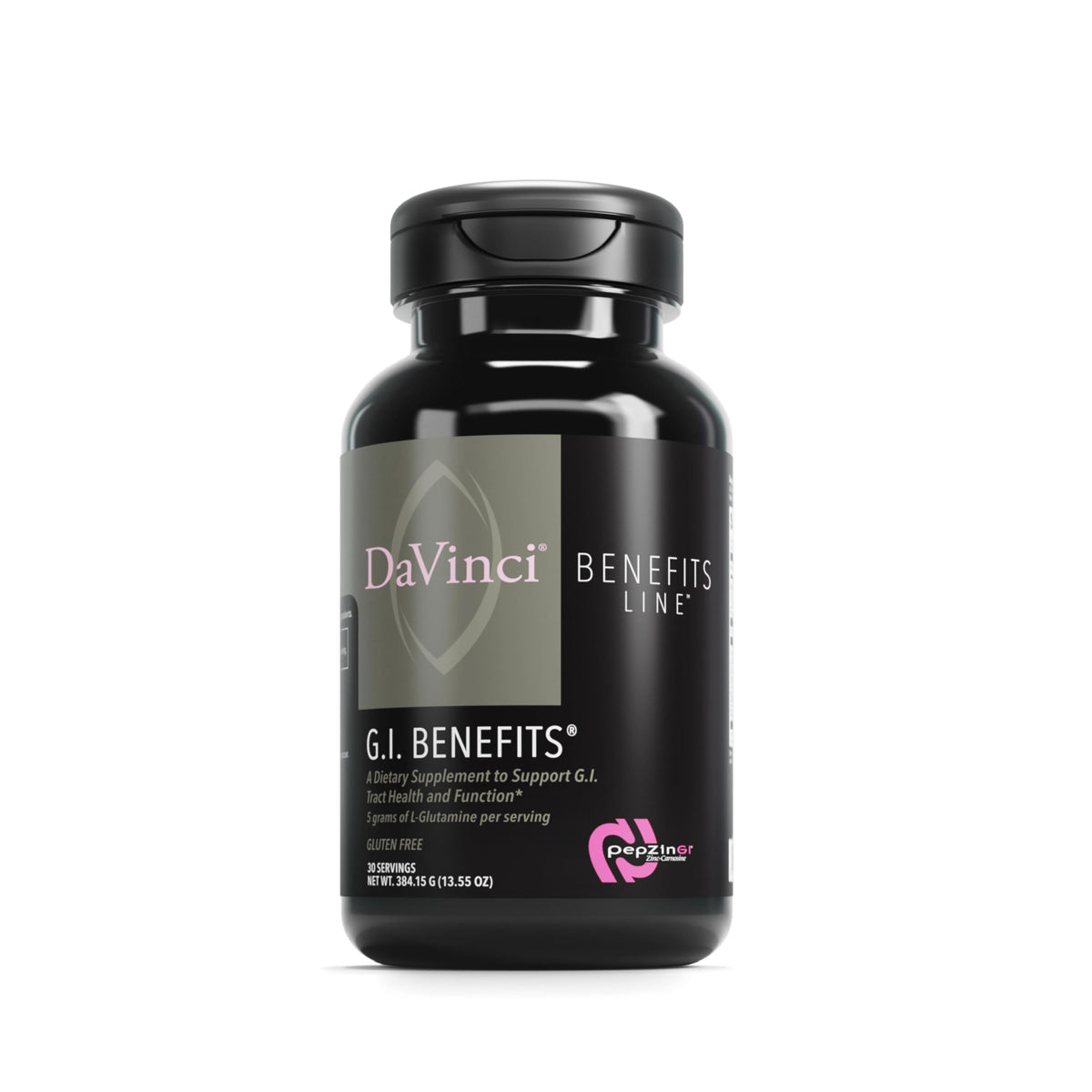 DAVINCI Labs GI Benefits, bote del suplemento para apoyo digestivo