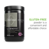 DAVINCI Labs GI Benefits, sabor frambuesa natural en bebida
