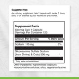 DAVINCI Glucosamina Sulfato, pastillas: ayuda potencial para lubricación de articulaciones y fluidos.
