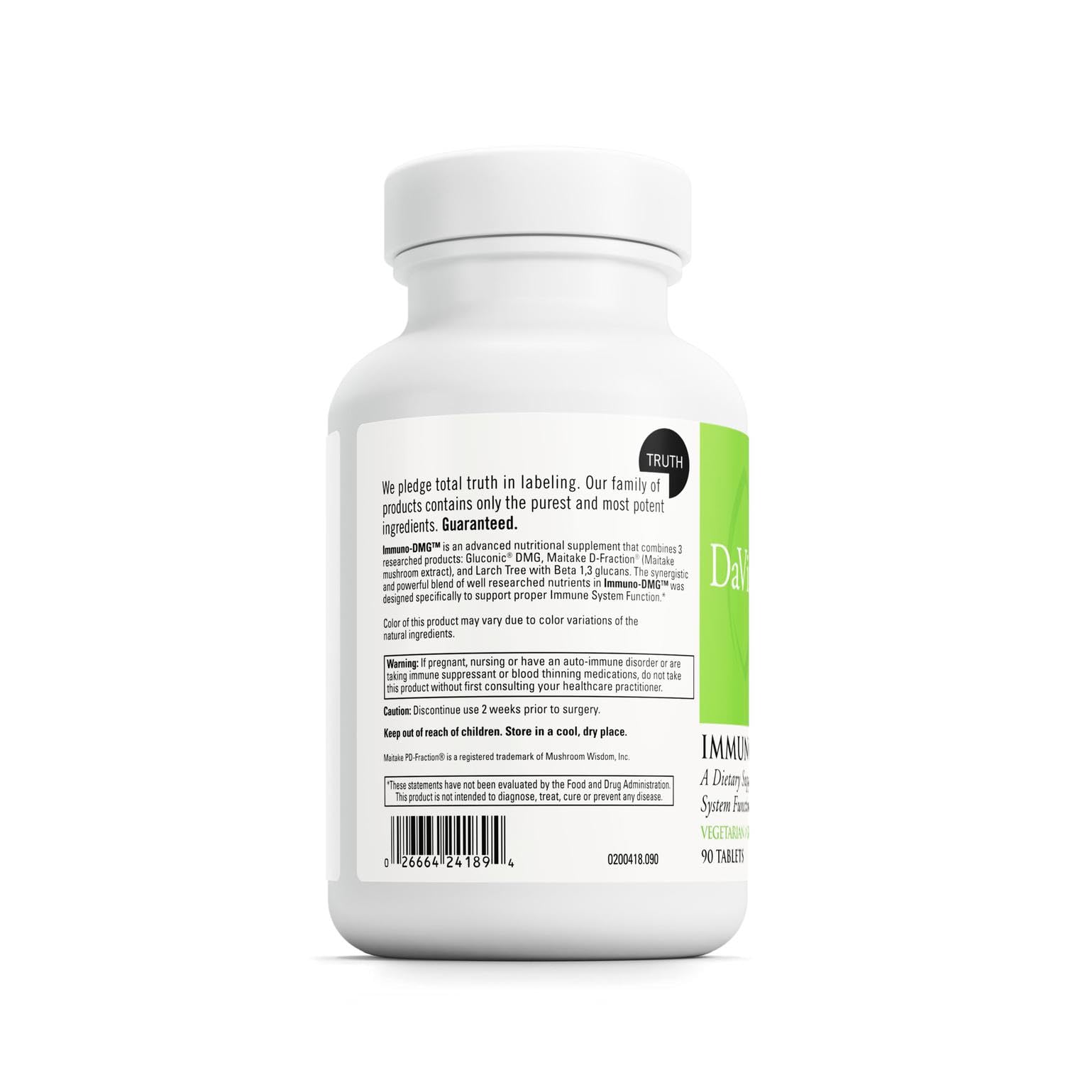 DAVINCI Labs Maitake polvo: fuente concentrada de beta-glucanos para apoyo inmune.