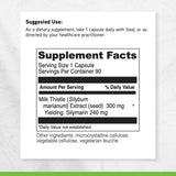 Ingredientes clave de DAVINCI Milk Thistle para una formulación enfocada.
