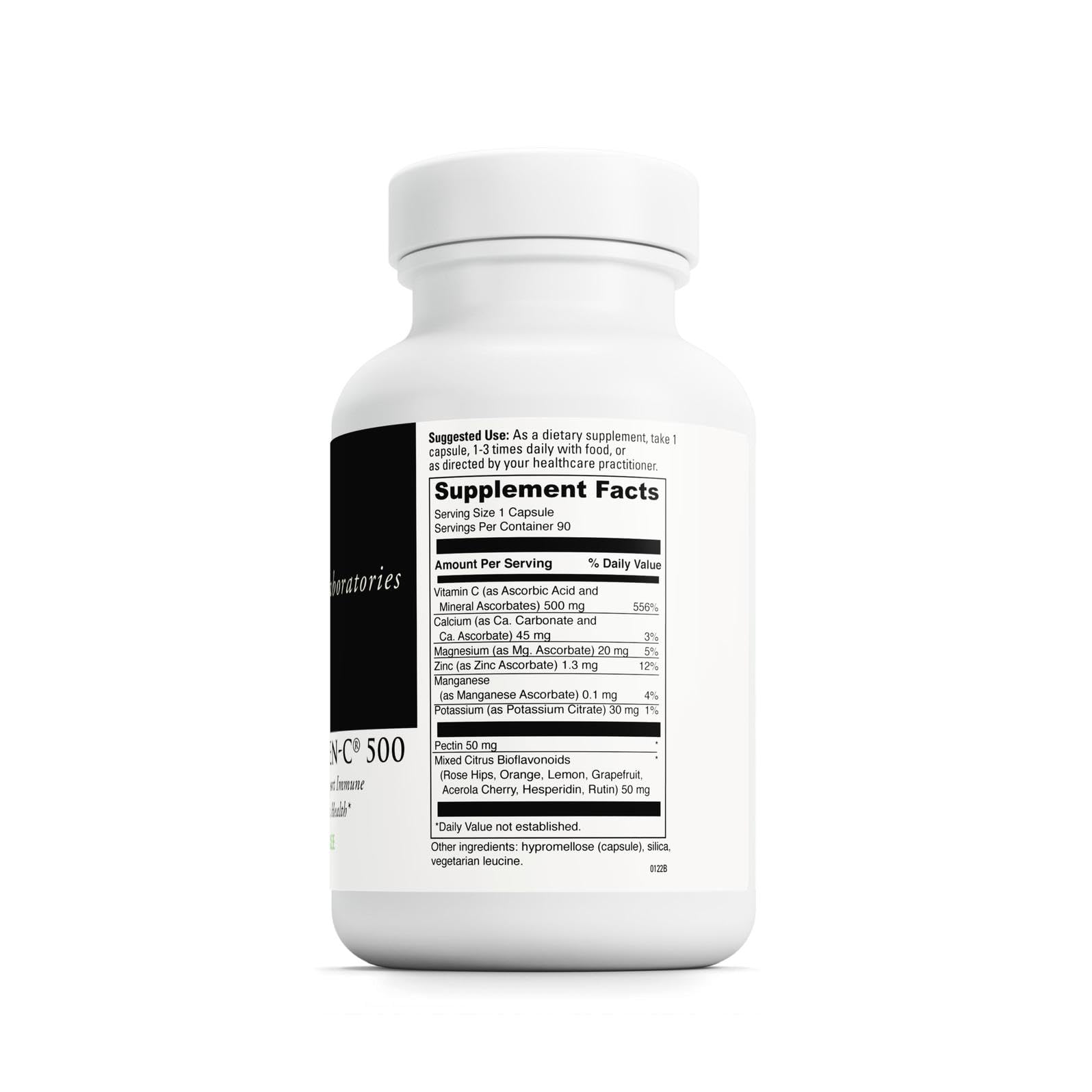 DAVINCI Poten-C 500 tabletas para una dosis diaria de nutrientes clave.