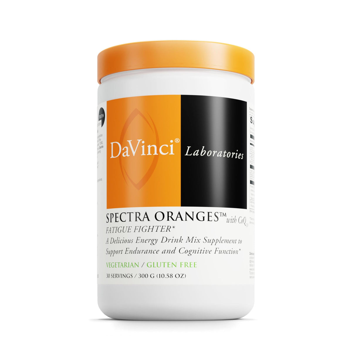 DaVinci Spectra Orange: polvo energizante para energía natural y sostenida