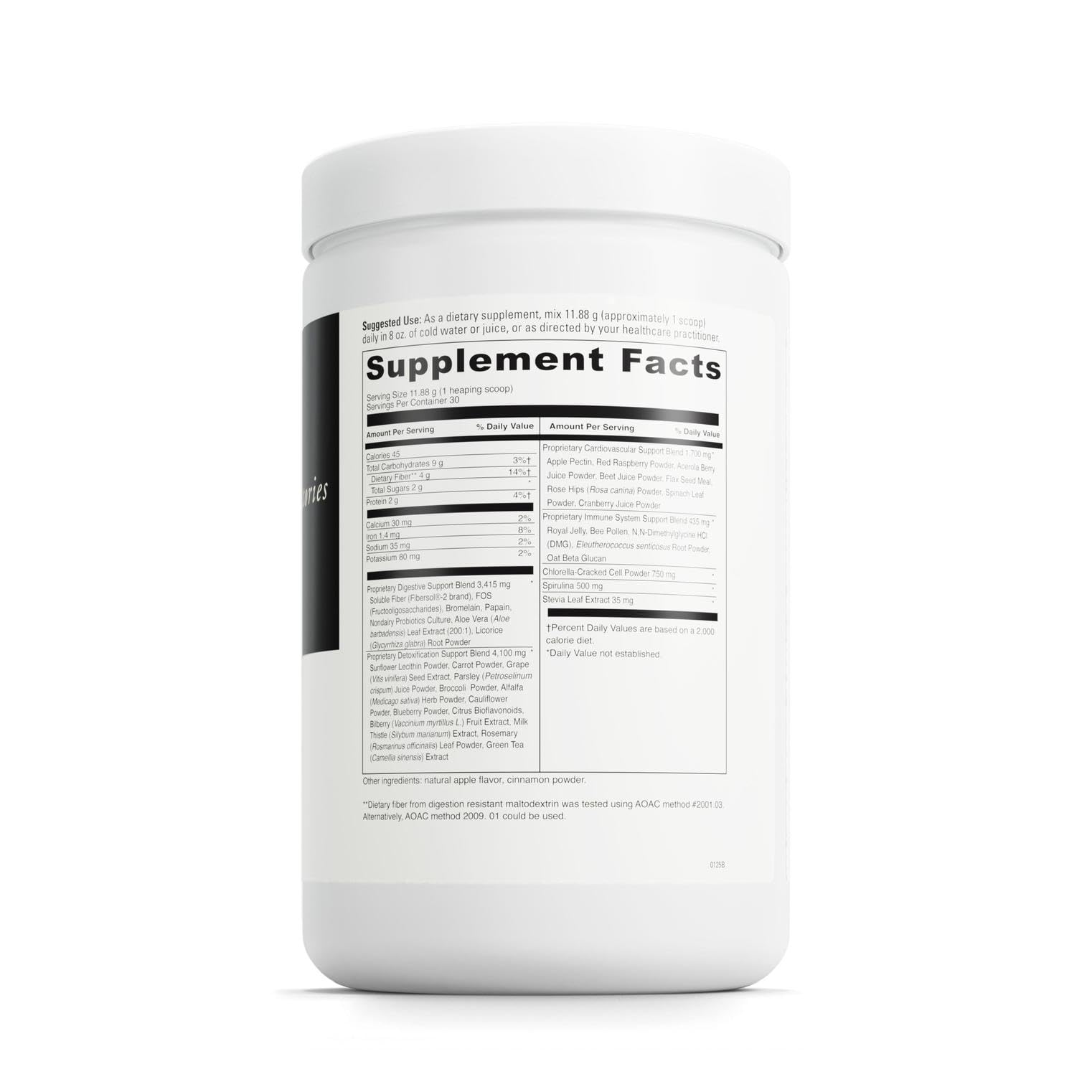 DAVINCI Spectra Verdes Detoxificador, taza-mezclada: sabor suave y fácil de incorporar.