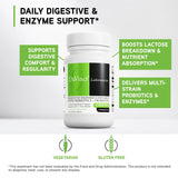 DaVinci Mega Probiotic ND enzimas digestivas: amilasa, bromelina, lactasa, lipasa y proteasa