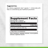 DAVINCI NAC 500 mg - frasco detalle muestra tapa y seguridad.