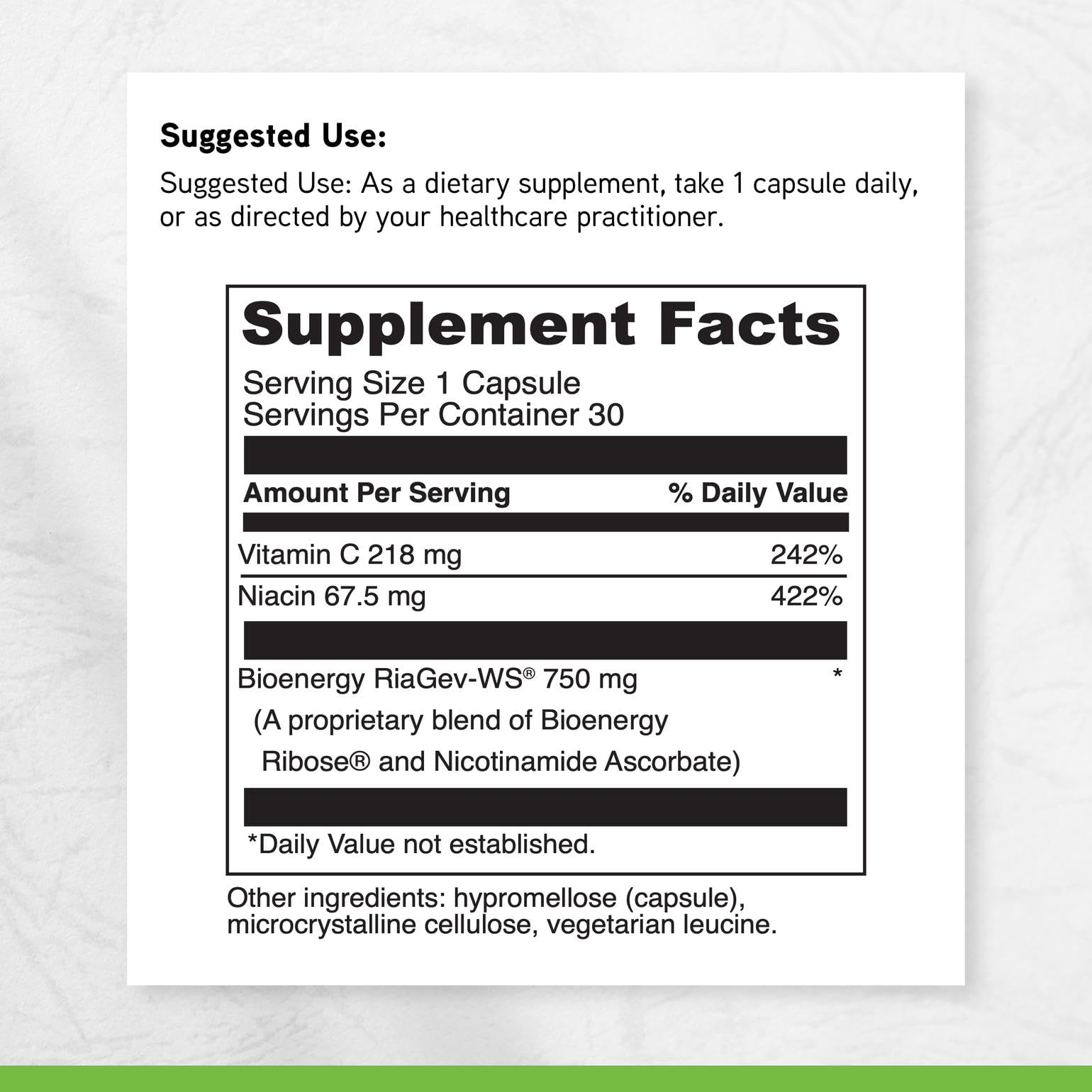 DAVINCI NAD+ Activate, estilo de vida activo: cápsulas para mayor rendimiento diario.