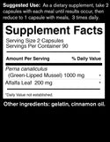 Frasco de DAVINCI Sea Mussel: cápsulas para bienestar articular