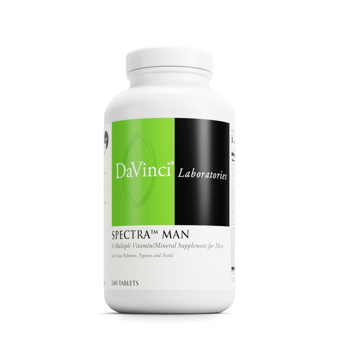 Davinci Spectra Man, botella, apoyo diario al sistema inmune.