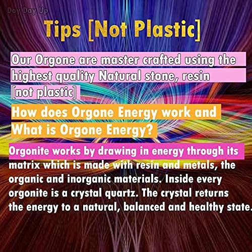Colgante Day Day Up Orgonite Om para crear ambiente sereno en meditaciones.