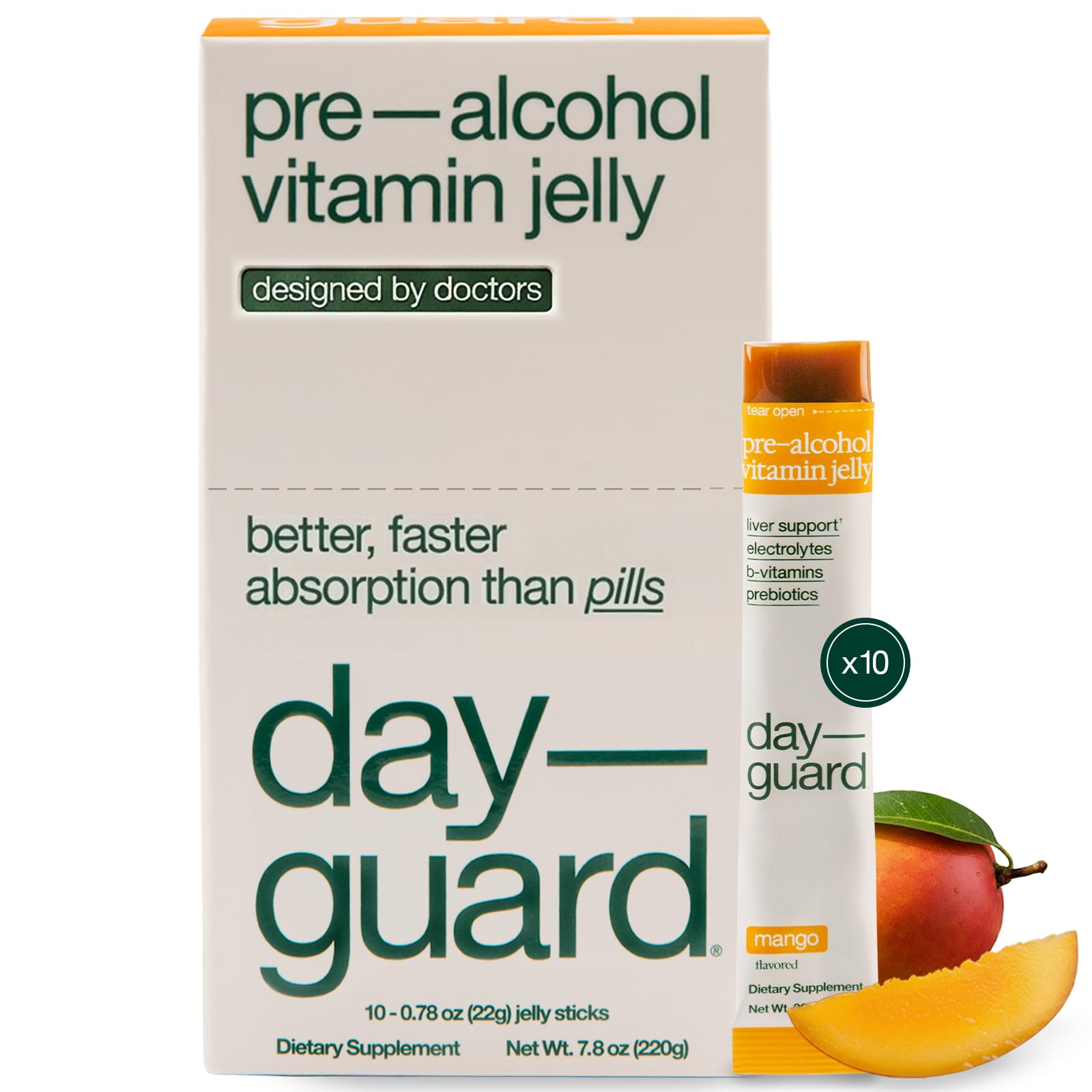 DAYGUARD gomitas mango – presentación atractiva para uso diario