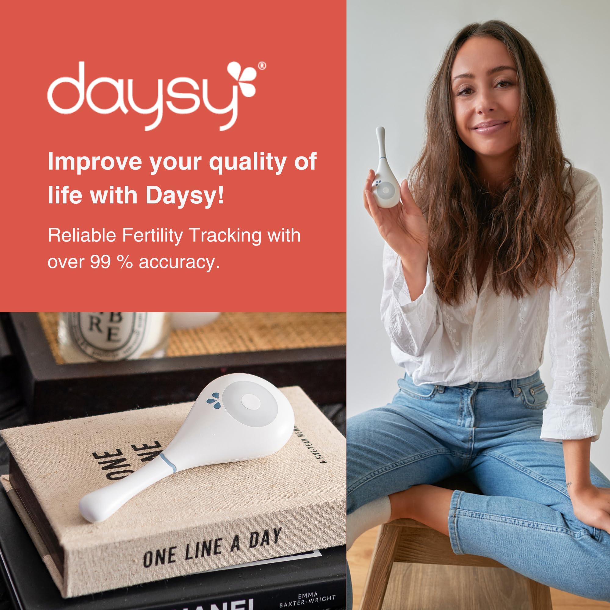 Daysy luz roja y verde que indica fertilidad para planificar