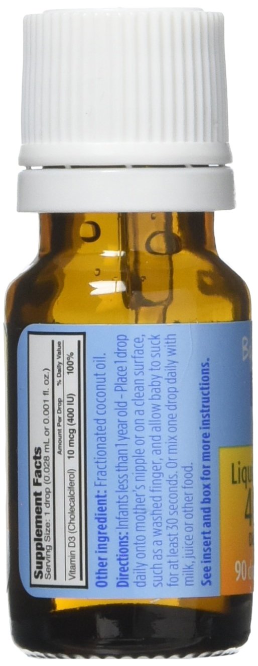 Ddrops Baby 400 UI: uso higiénico en el dedo limpio para la dosis.