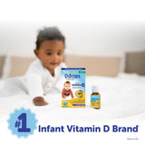 Uso cotidiano de las gotas de vitamina D3 para bebés