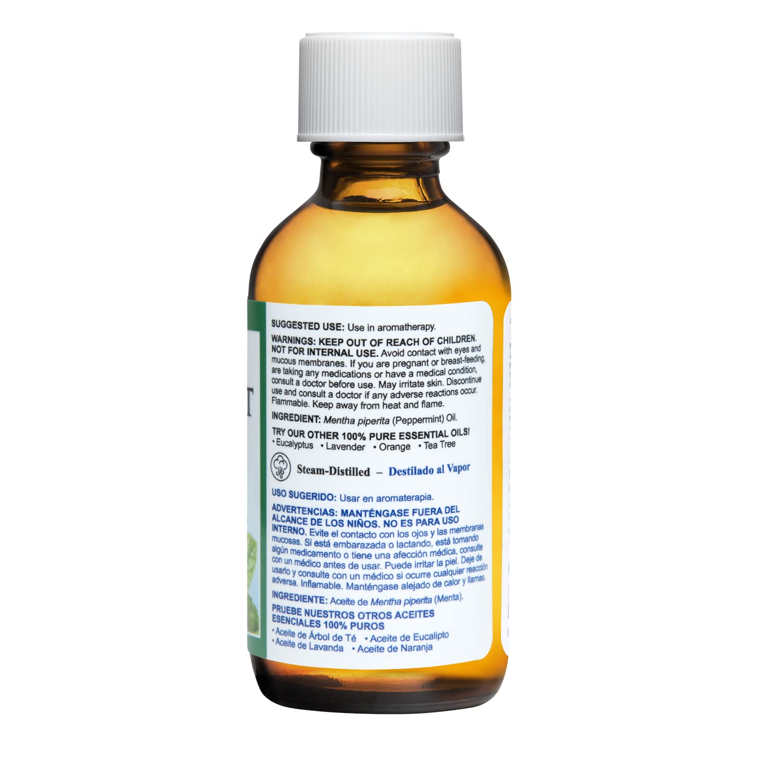 De La Cruz aceite de menta destilado al vapor para enfoque mental