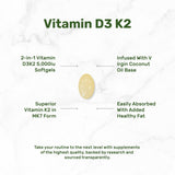 Deal Supplement aceite de coco virgen como base lipídica para absorción.