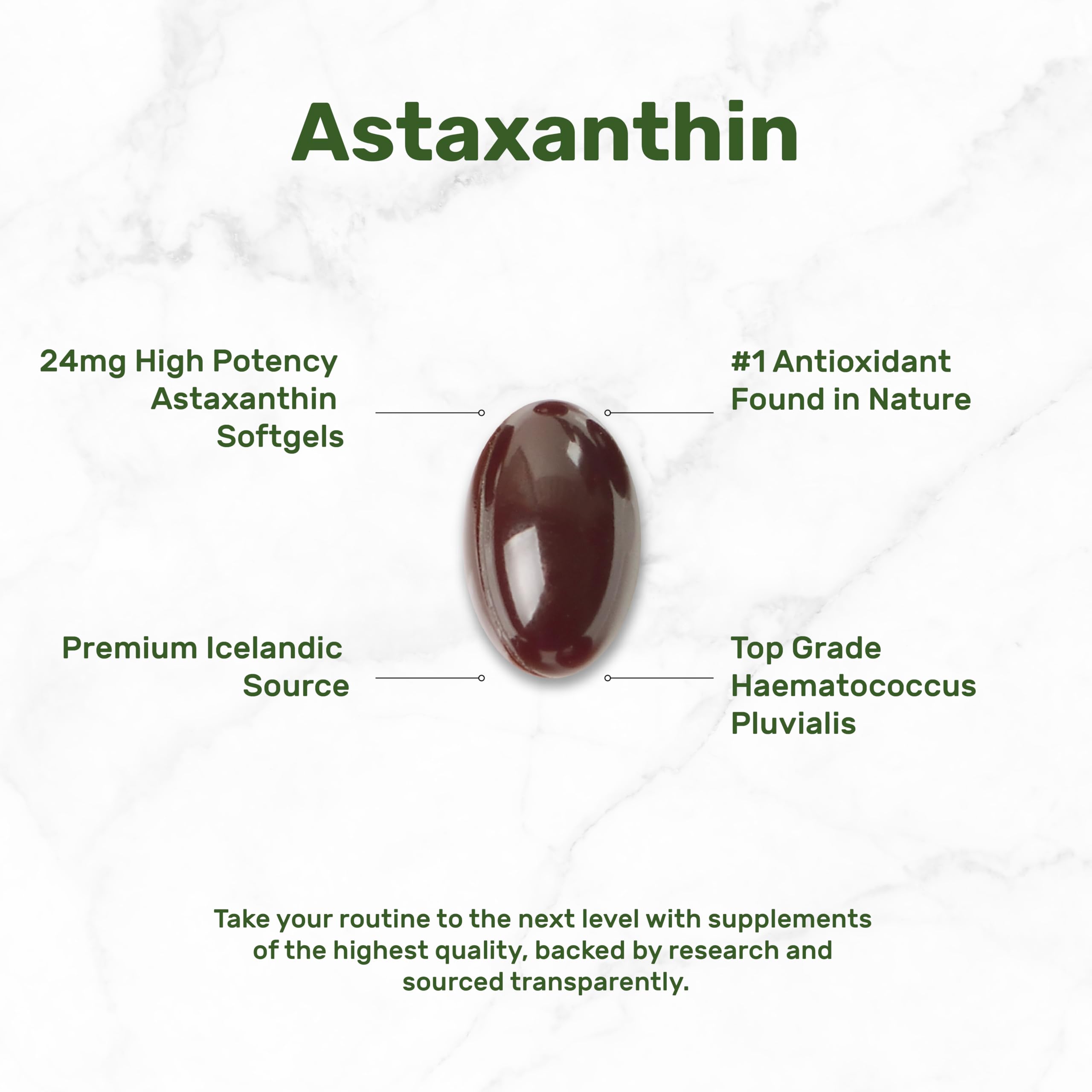 DEAL SUPPLEMENT Astaxantina: etiqueta islandesa que destaca su origen