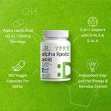 DEAL SUPPLEMENT Alpha Lipoico: alto nivel de biodisponibilidad en una cápsula