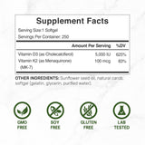 Envase DEAL SUPPLEMENT con 250 cápsulas, ideal para la rutina diaria.