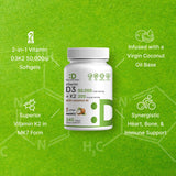 DEAL SUPPLEMENT Frontal del frasco, etiqueta clara con beneficios clave