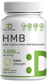 DEAL SUPPLEMENT HMB 3000mg cápsulas, apoyo para mantener masa magra durante entrenamientos.