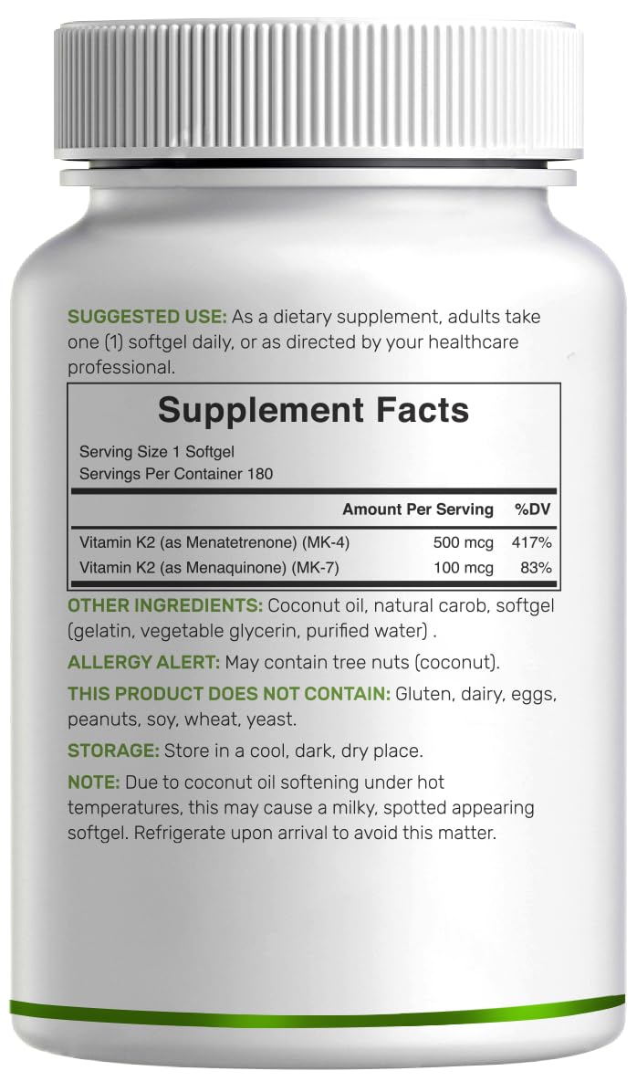 DEAL SUPPLEMENT K2: sin gluten, sin lácteos y sin soja