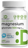 DEAL SUPPLEMENT Magnesio glicinato 500 mg, cápsulas para apoyo muscular diario.
