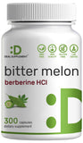 Deal Supplement melón amargo en botella de cápsulas para uso diario.