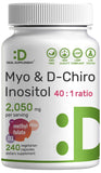 DEAL SUPPLEMENT Myo-Inositol y D-Chiro Inositol, botella para equilibrio hormonal diario.