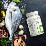 DEAL SUPPLEMENT Omega 3: ingredientes no GMO y sin alérgenos comunes.