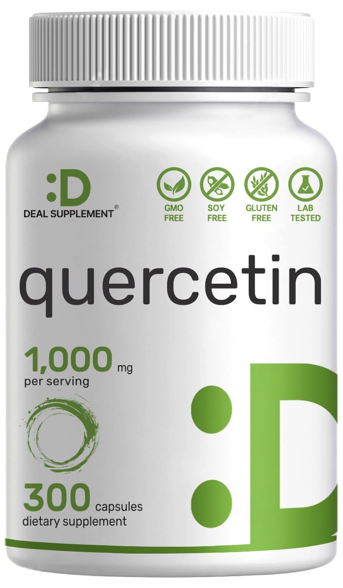 DEAL SUPPLEMENT quercetina alta absorcion: capsulas de facil absorcion para apoyo inmunitario.