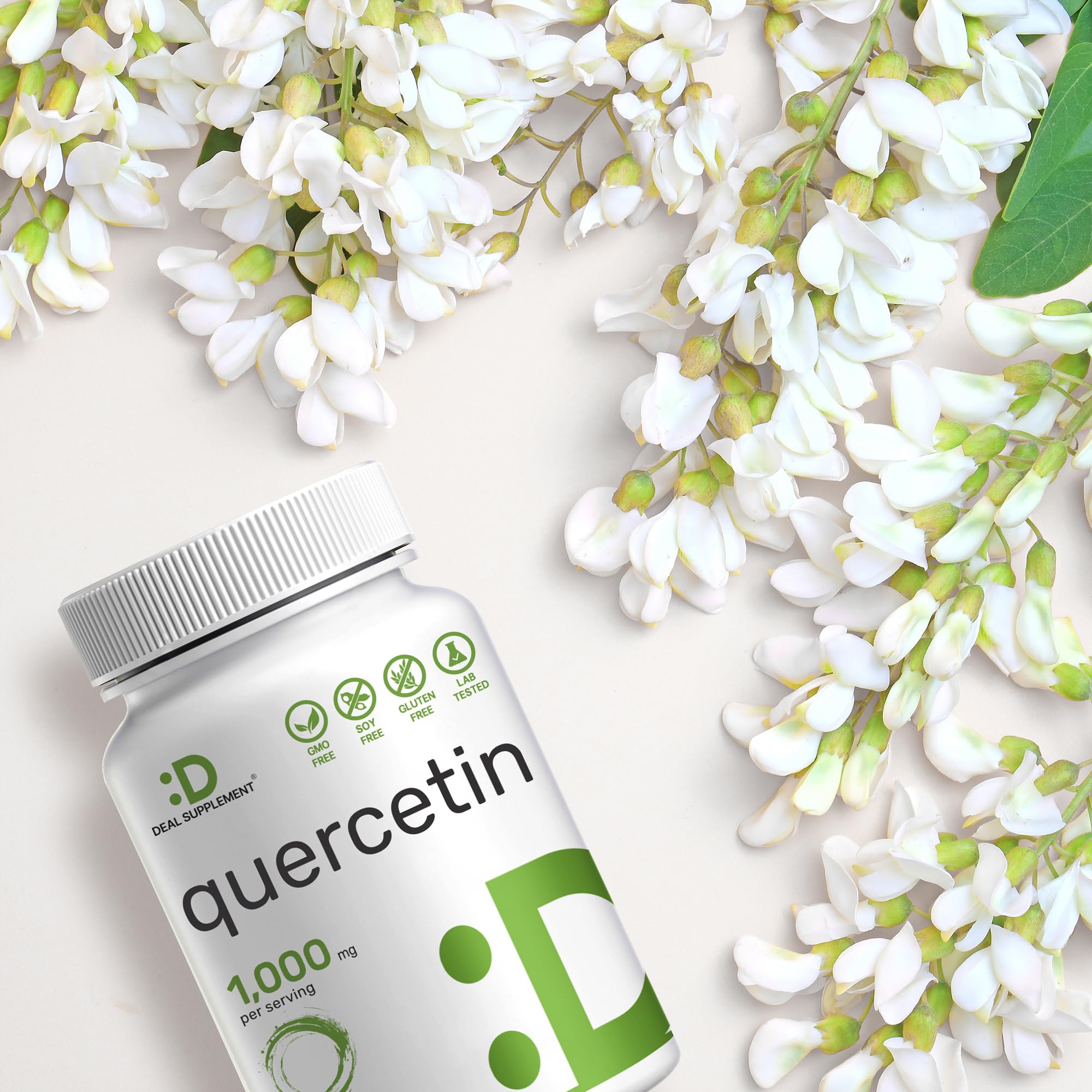 DEAL SUPPLEMENT quercetina antioxidante natural: apoyo a las defensas con flavonoides.