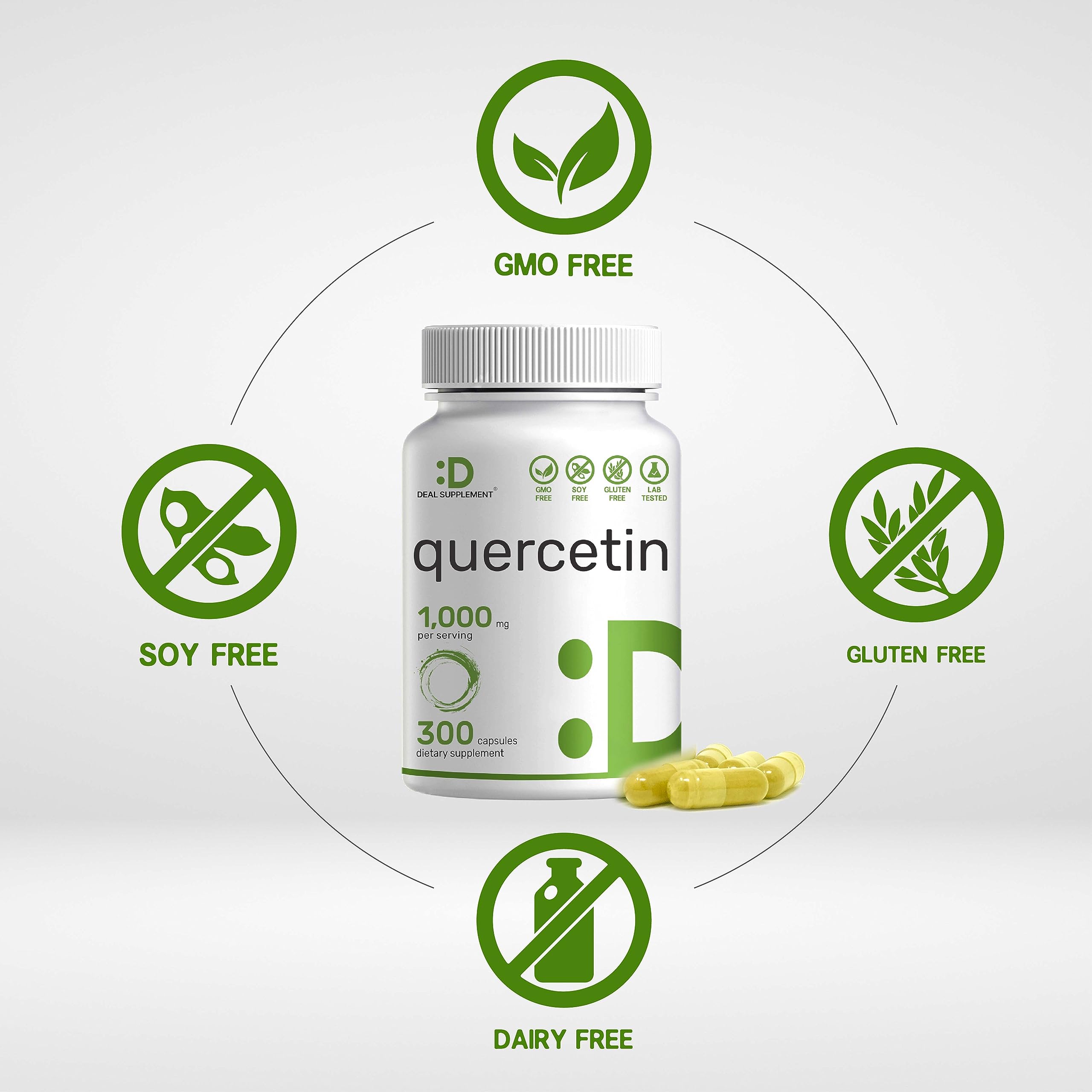 DEAL SUPPLEMENT quercetina botella 300 capsulas: suministro trimestral.