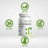 DEAL SUPPLEMENT Alpha Lipoico: mezcla R-ALA y S-ALA para mayor biodisponibilidad