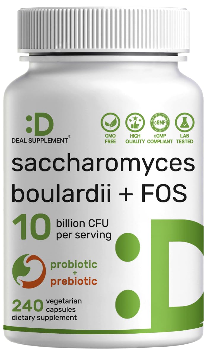 DEAL SUPPLEMENT Saccharomyces boulardii en botella para uso diario