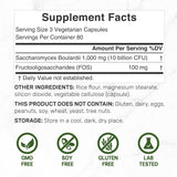 DEAL SUPPLEMENT Cápsulas vegetales de Saccharomyces boulardii para equilibrio intestinal